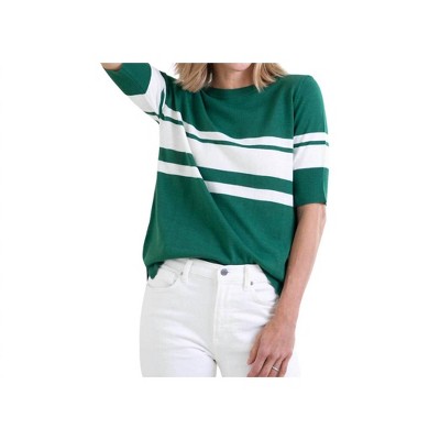 Women's COURT SHORT SLEEVE SWEATER - MERSEA