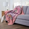 Disney Little Mermaid Classic Pyschadelic Ariel Silk Touch Throw Blanket - 4 of 4