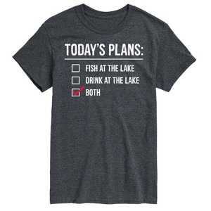 Men's - Instant Message - Todays Lake Plans Short Sleeve Graphic T-Shirt - 1 of 4