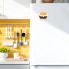 Unique Bargains Magnetic Refrigerator Magnet Orange White 1 Pc - 2 of 3