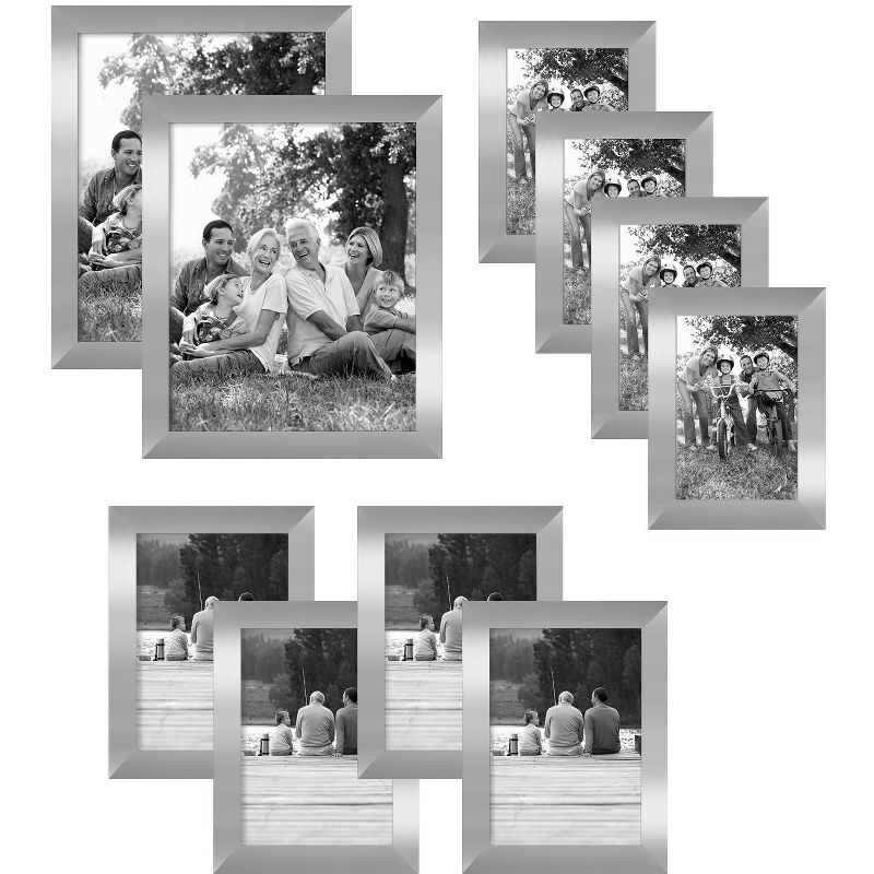 Americanflat Picture Frame Set of 7 Pieces with tempered shatter-resistant glass - Available in a variety of sizes and styles, 1 of 6