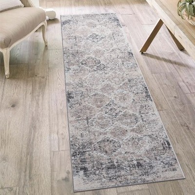 Kumasinova Stain-Resistant Area Rug, Non-Shedding Door Mat,Kid & Pet-Friendly, Traditional Area Rug for Living Room, Latex-Free Cotton Backing