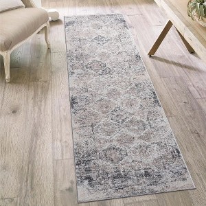Kumasinova Stain-Resistant Area Rug, Non-Shedding Door Mat,Kid & Pet-Friendly, Traditional Area Rug for Living Room, Latex-Free Cotton Backing - 1 of 4