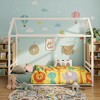 Polibi Montessori Metal House Floor Bed Frame with Fence - 2 of 4