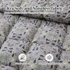 Peace Nest Ultra Soft Noiseless Down Comforter, Natural All Season Duvet Insert - 3 of 4