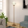Hudson and Canal Globe and Stem Floor Lamp with Glass Shade - 4 of 4