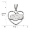 Black Bow Jewelry Sterling Silver Oklahoma State Cowboys NCAA Pendant - 4 of 4