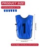 Unique Bargains Team Sports Reversible Numbered Soccer Training Vest 6 Pcs - 2 of 4