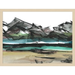 Amanti Art Abstract Mountain View IV by Ethan Harper Wood Framed Wall Art Print - 1 of 4