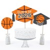 Big Dot of Happiness Grad Basketball - 2026 Graduation Party Centerpiece Sticks - Table Toppers - Set of 15 - 4 of 4