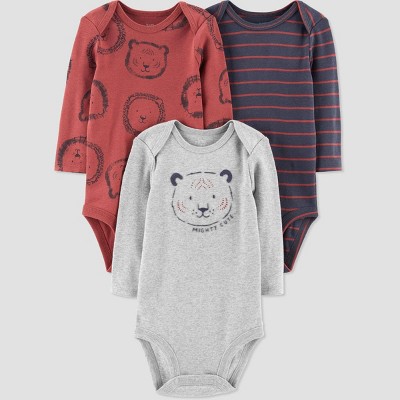 Carter's Just One You® Baby Boys' 3pk Heather Tiger Bodysuit - 6M