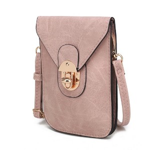 MKF Collection Kianna Medium Phone Crossbody Women's Vegan Leather Handbag by Mia K - 1 of 4