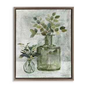 Stupell Industries Herbal Plants with Green Leaves, 25" x 31" - 1 of 4