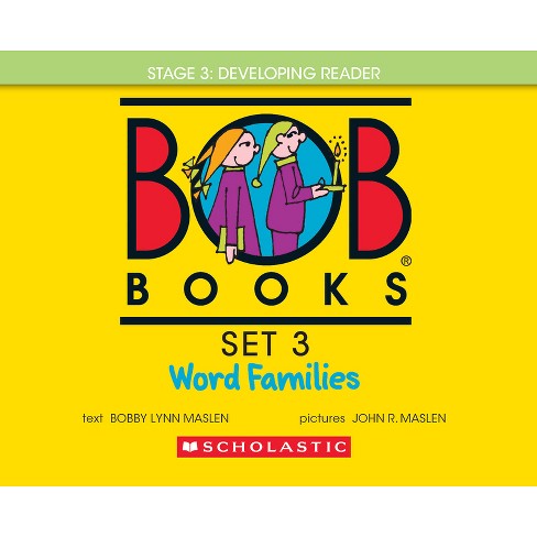 Bob Books - Word Families Hardcover Bind-Up Phonics, Ages 4 and Up, Kindergarten, First Grade (Stage 3: Developing Reader) - by  Bobby Lynn Maslen - image 1 of 1