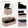 CAVINAS Front Porch Furniture, All-Weather Rattan Outdoor Sofa Set Tempered Glass Tabletop Outdoor Dining for Garden - 2 of 4