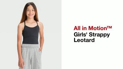 Girls' Dance Tank Mesh Leotard - Cat & Jack™ Black : Target