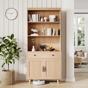 Wooden Storage Cabinet with Drawer & Doors ¨C Versatile Sideboard Buffet, Ideal for Living Room, Dining Room, Entryway, Bedroom, Coffee Bar Organizer - 1 of 4