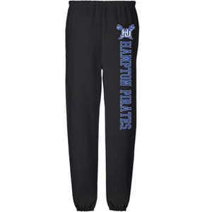 Hampton University Officially Licensed Apparel - Collegiate Team Logo Jogger Sweatpants - 1 of 4