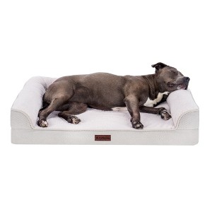 FurHaven Plush & Embossed Velvet Dreamer Orthopedic Sofa Pet Bed for Dogs and Cats - 1 of 4