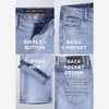 X RAY Kid's and Boy's Stretch Moto Denim Jeans - 2 of 4