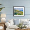 Stupell Industries Impressionist Smudged Coast Framed Print Under Glass - 3 of 4