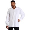 HalloweenCostumes.com Plus Size White Highlander Shirt - 3 of 3