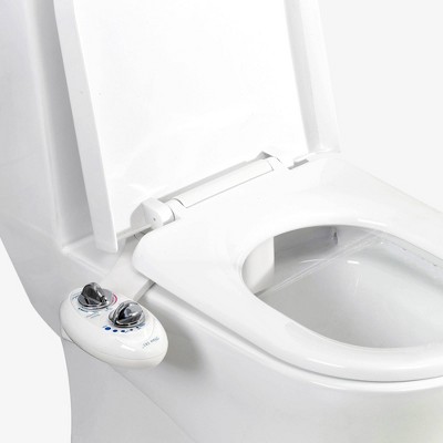 Rose Gold ABS Mechanical Bidet Attachment with Dual Nozzles