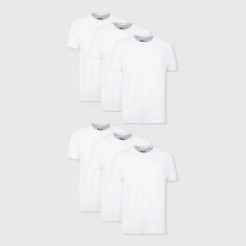 Hanes Men's Crewneck T-Shirt with Fresh IQ - White