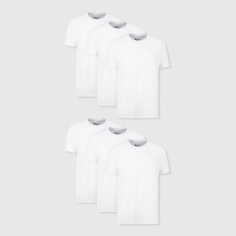 Hanes Men's Crewneck T-Shirt with Fresh IQ - White, 1 of 7