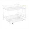 NicBex Full Over Full/Full XL Over Queen Bunk Bed with Trundle,Loft Bed with Convertible Design for Bedroom,Split Into 2 Beds,Black/White/Silver - 4 of 4