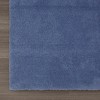 MAYEERTY 20"x30" Polyester Tufted Non Slip Bath Rug Blue 1pcs - 3 of 4