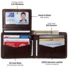 Alpine Swiss Connor Executive Bifold Wallet | Business Passcase for Men | Premium Leather | Dual ID Windows | RFID Blocking | Gift Box Included - 4 of 4