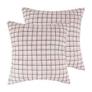 Leonora Pink Euro Sham Set - Two Euro Shams - Levtex Home - 1 of 3
