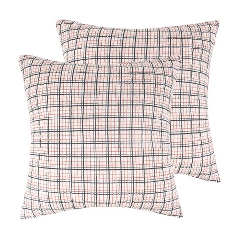 Pink euro best sale pillow shams