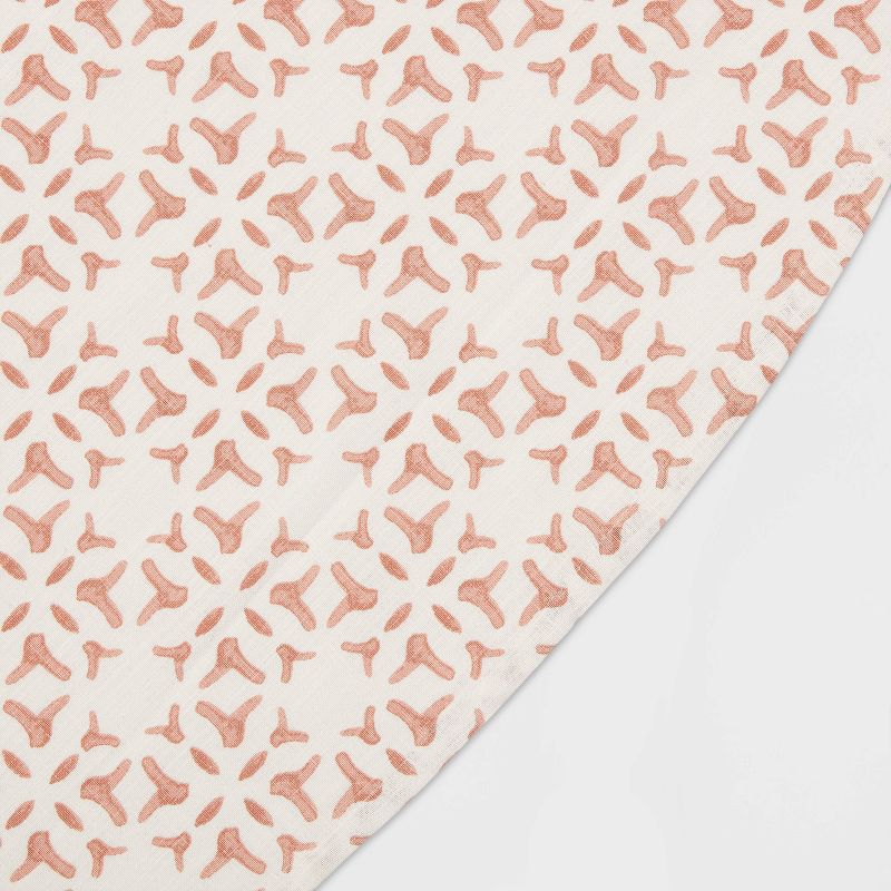 Cotton Stamp Tablecloth Pink - Threshold™, 3 of 4