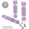Big Dot of Happiness Purple Confetti Stars - No Snap Simple Party Table Favors - DIY Cracker Boxes - Set of 12 - 3 of 4