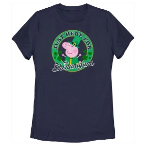 Women's Peppa Pig Just Here for the Shenanigans T-Shirt - 1 of 4