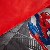 Spider-Man Kids' Glow in the Dark Sleeping Bag Red - 4 of 4