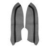 Unique Bargains Synthetic Leather Car Front Door Panels Armrest Cover for 2006-2011 Honda Civic Sedan Black 1 Pair - 3 of 4