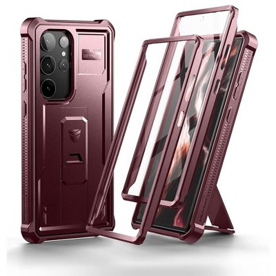 Dexnor Full Body Case for Samsung Galaxy S23 Ultra 5G/6.8 inches, [Extra Front Frame] Built-in Screen Protector and Kickstand