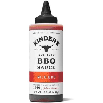 Kinder's Mild Barbecue Sauce, 15.5 oz (Pack of 2)