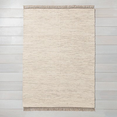 Photo 1 of 5' x 7' Heathered Area Rug Oatmeal - Hearth & Hand™ with Magnolia