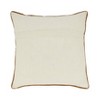 Saro Lifestyle Embroidered Bumble Bee Bliss Throw Pillow Cover, 18", Beige - 2 of 3