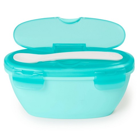 Skip Hop Easy-serve Travel Bowl u0026 Spoon - Teal : Target