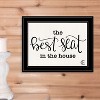 "The Best Seat in the House" by Fearfully Made Creations, Ready to Hang Framed Print, Black Frame - 4 of 4