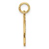 Black Bow Jewelry 14K Yellow Gold, Varsity Collection, Medium D/C Pendant Number 9 - 2 of 4