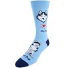 CTM Men's My Pup Crew Novelty Socks - 2 of 4