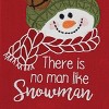 Park Designs Farmhouse Snowman No Man Decorative Dishtowel Set of 2 - 3 of 3