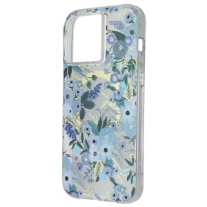 Rifle Paper Co. Hard Case for MagSafe for iPhone 15 Pro Max - Garden Party Blue - 1 of 1