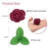 Unique Bargains Realistic Appearance Soft Texture Artificial Flowers - 2 of 4